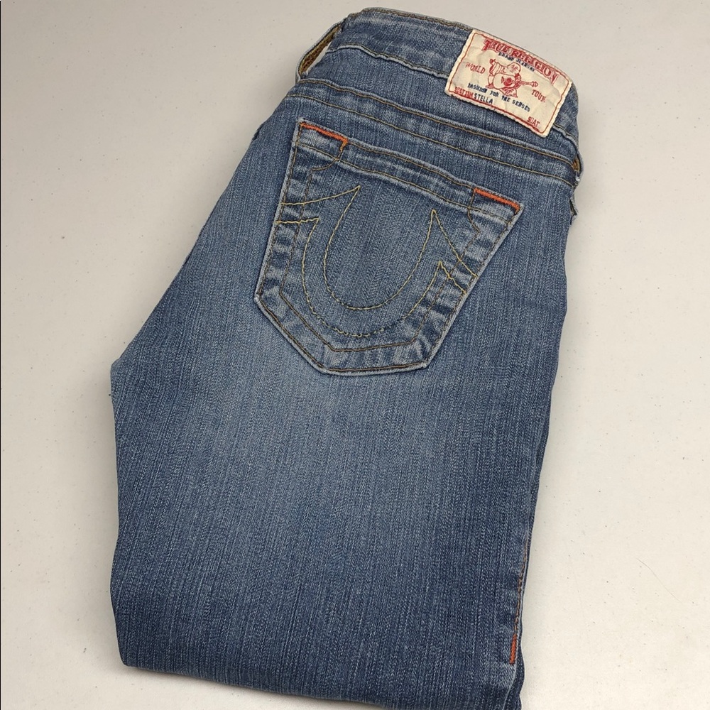 AUTHENTIC TRUE RELIGION STELLA SKINNY JEANS 28x31 ⭐️